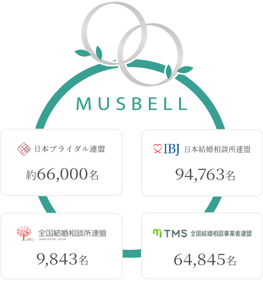 利用可能な各連盟の会員数の図