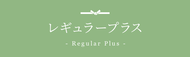 レギュラープラスコース